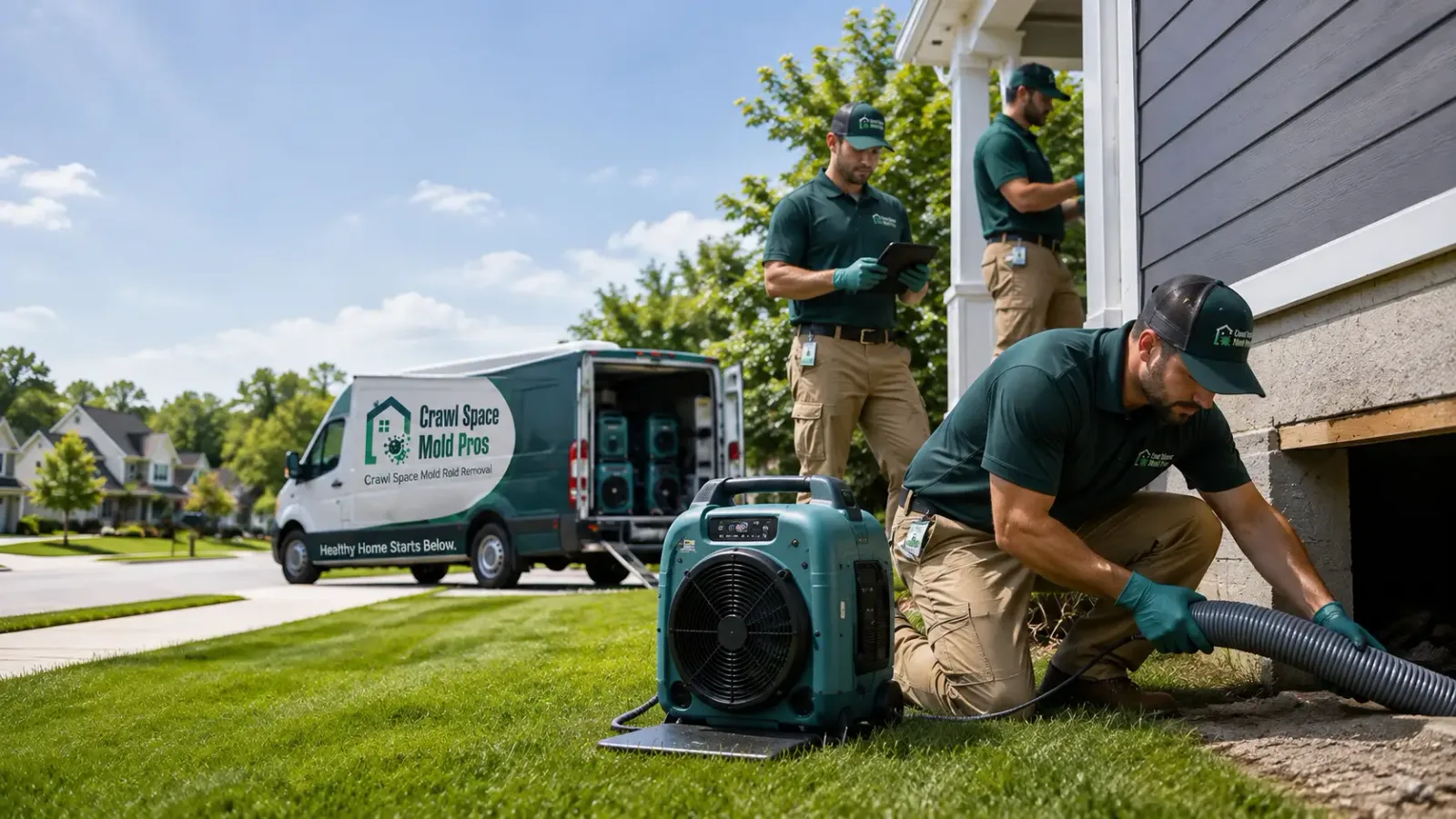 Crawl Space Mold Removal in Woodston, KS